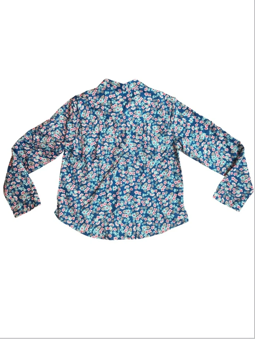 Ocean + Coast Moisture Wicking Quick Dry UFP 30 floral button down size:XL